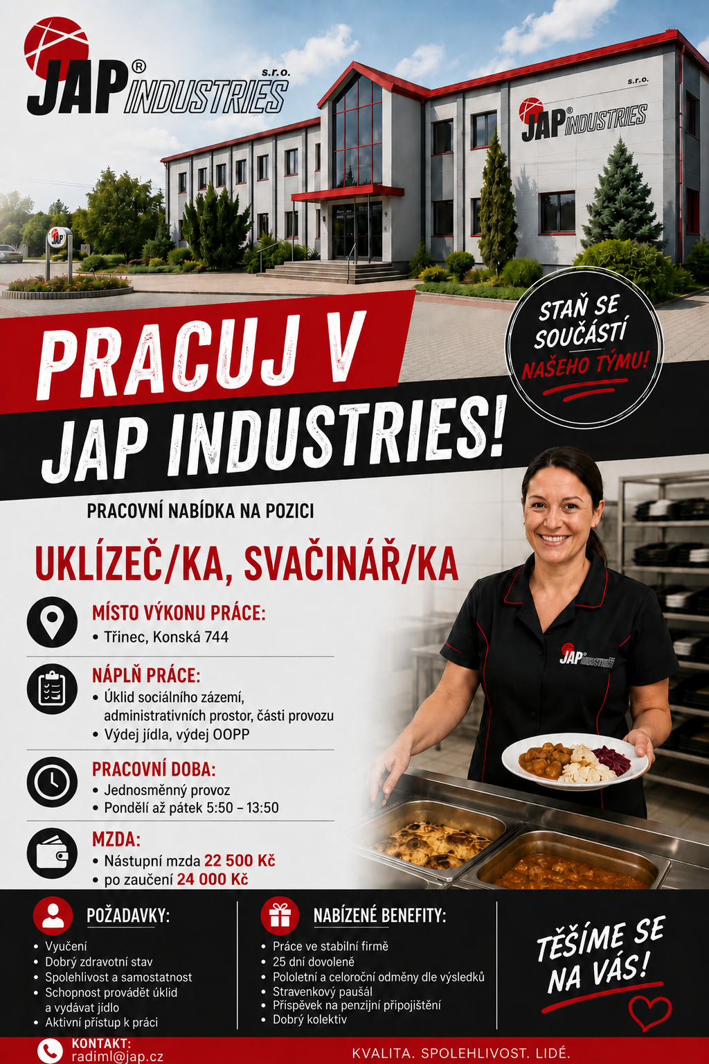 Inzerát - úklid